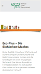 Mobile Screenshot of eco-plus.de