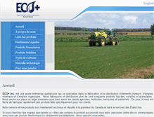 Tablet Screenshot of eco-plus.ca